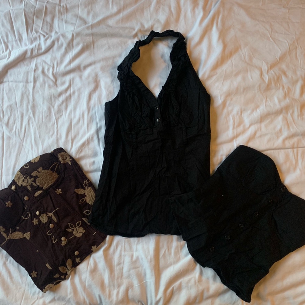 Woman’s Bustier Tops - Size Medium - 3 Top Bundle Deal!!!